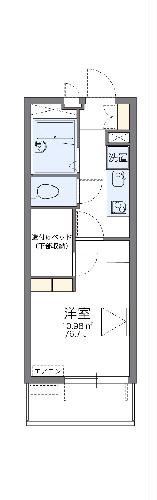 レオパレス都賀川の間取り