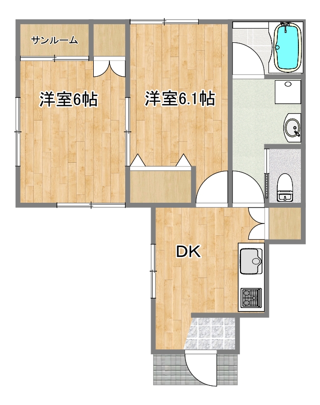 ユーアイVI（６）の間取り