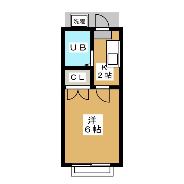 ハイツ赤坂の間取り