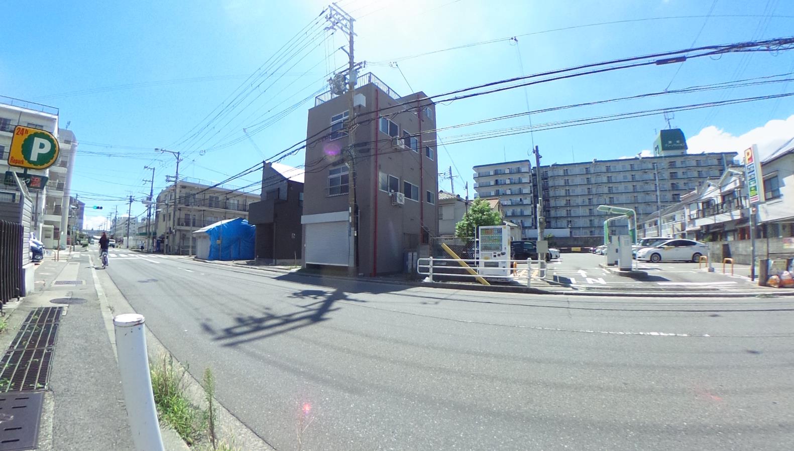 bravo和田岬419「ガレージハウス」1F+2Fの建物外観