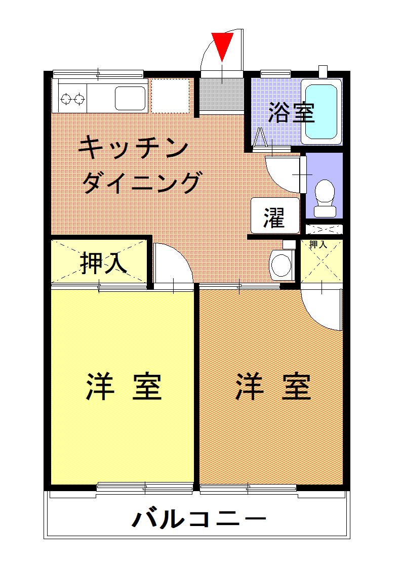 シャホールIIの間取り