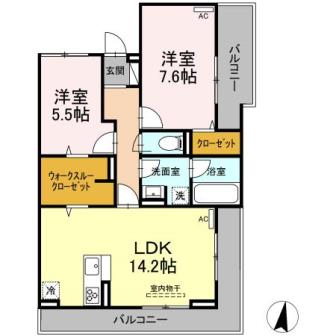 D-residence西町の間取り