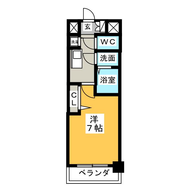 プレサンス鶴舞公園セラヴィの間取り