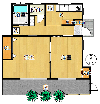 ASAIテラスハウスの間取り