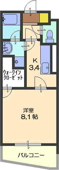 コンドミニアム柏原Ｆの間取り