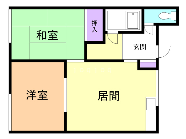 【サンコーマンションの間取り】