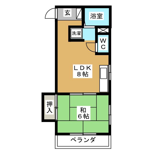 クィーンハイツの間取り写真
