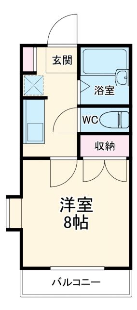 バンボハイツ３号館の間取り