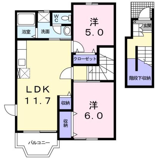 フェルトメゾンＮの間取り