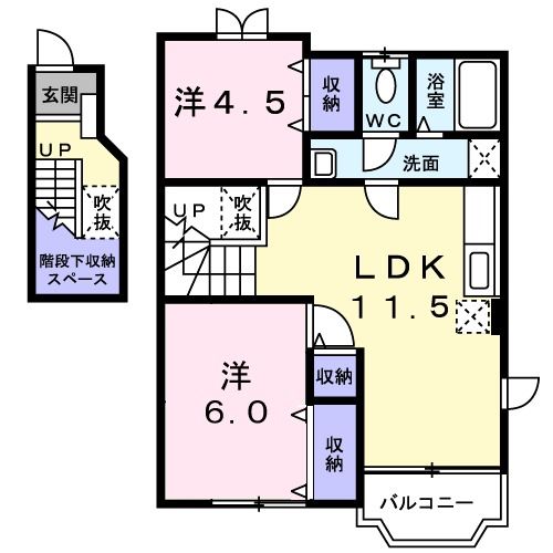 ルミエールIの間取り