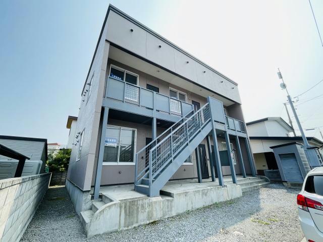 函館市川原町のアパートの建物外観