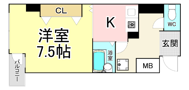 オアシス門司港の間取り