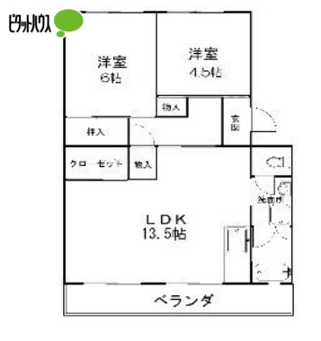 ＣＡＳＡアペルタIIの間取り