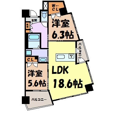 【白壁リンクスの間取り】