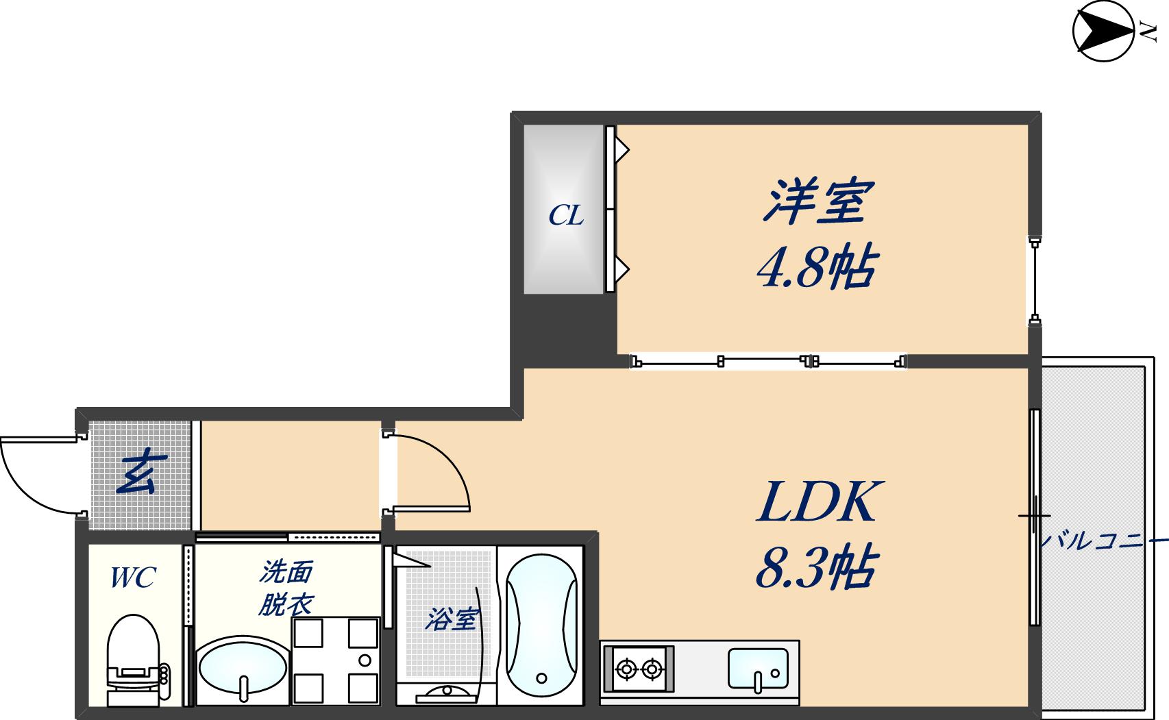 ESCALA四条畷の間取り