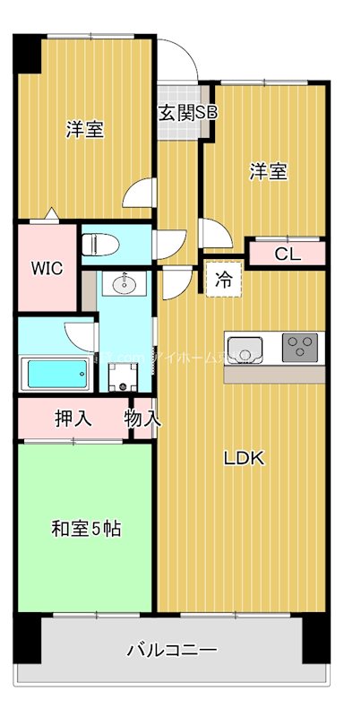 レジディア都島Iの間取り