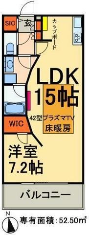 【足立区西新井栄町のマンションの間取り】