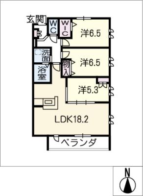 グリーンテラス明倫の間取り