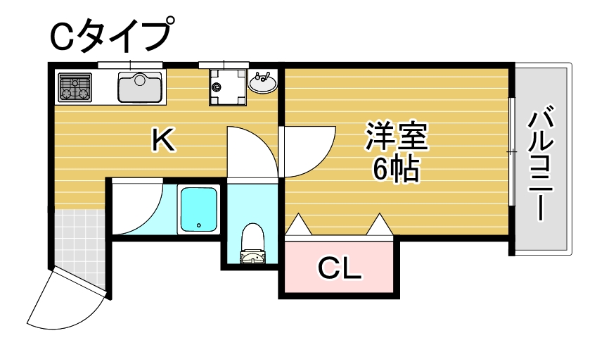 豊グランドハイツの間取り