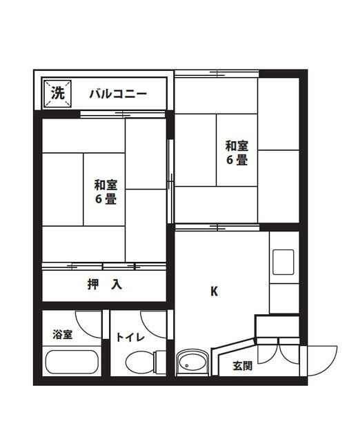 茅ヶ崎市今宿のマンションの間取り