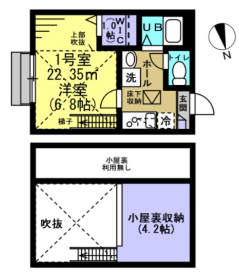 AＪ西船橋003の間取り