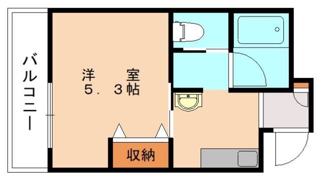 キャンパスシティ正門前Iの間取り