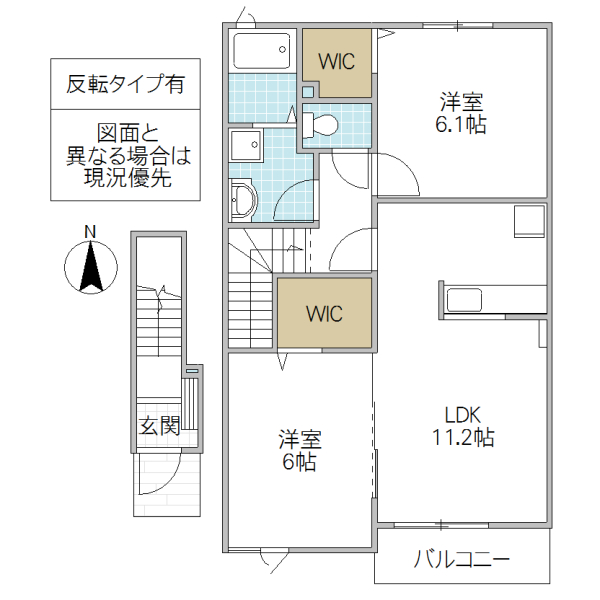 アドヴァンスの間取り