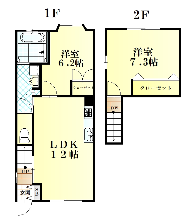 コルヌイエの間取り