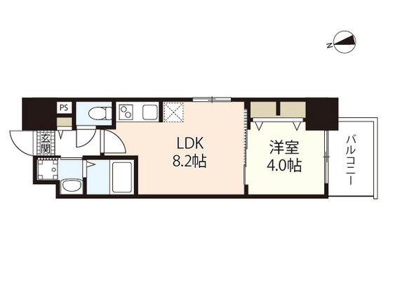 Ｓ－ＲＥＳＩＤＥＮＣＥ本川町ａｆｆｏｒｄの間取り