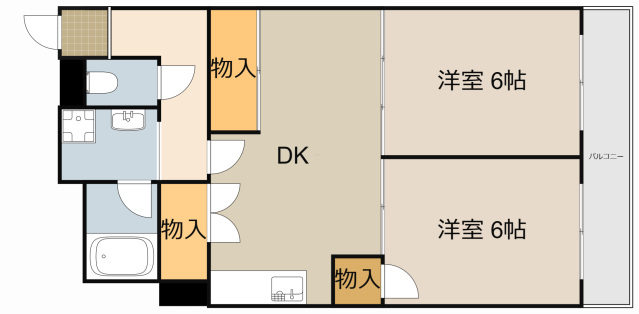 アメニティコートの間取り