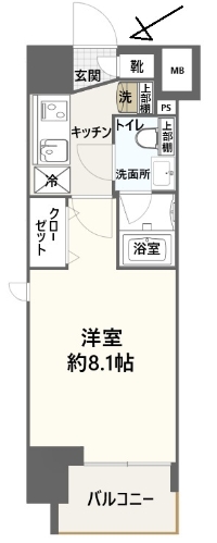 アイルヴァーチェ川崎の間取り