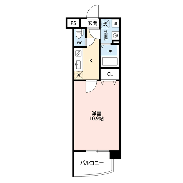 ブラスト東中通の間取り