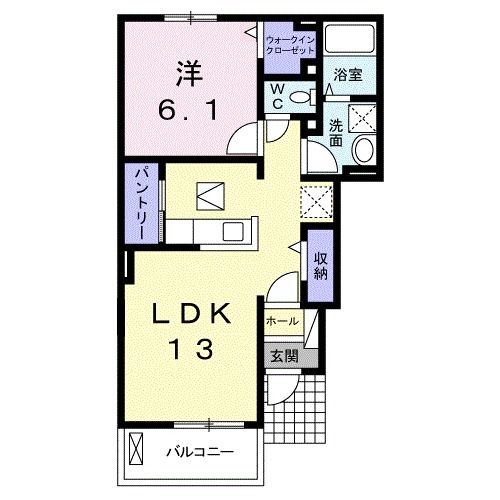 日高郡美浜町大字和田のアパートの間取り