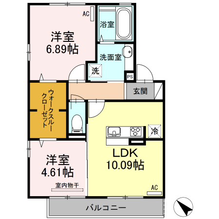 フランボワーズの間取り