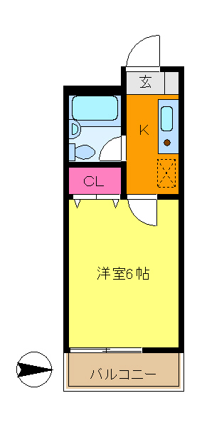 メゾンドリーム１号館の間取り