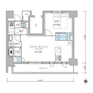 TENAS瑞穂通(テナス瑞穂通)の間取り