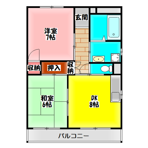 メゾン西川の間取り