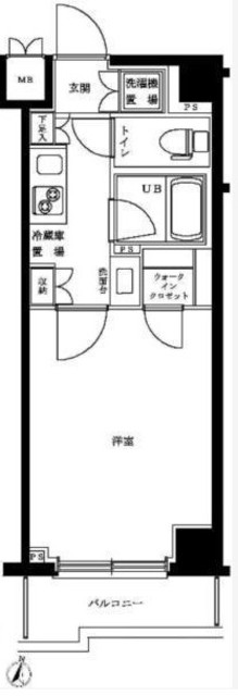 ルーブル南馬込伍番館の間取り