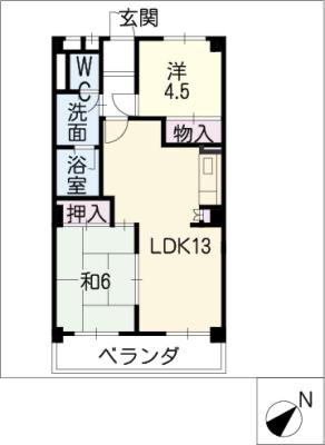 ロイヤルシティハンターの間取り