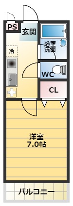 富田林市津々山台のマンションの間取り