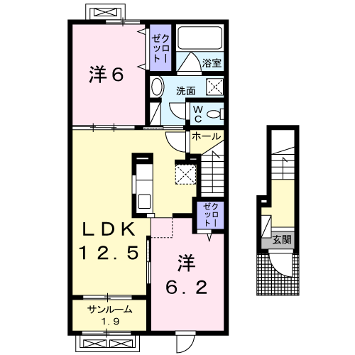 ミラノIIの間取り