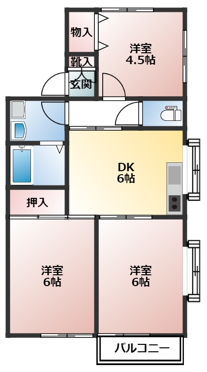 マーロンシライトの間取り