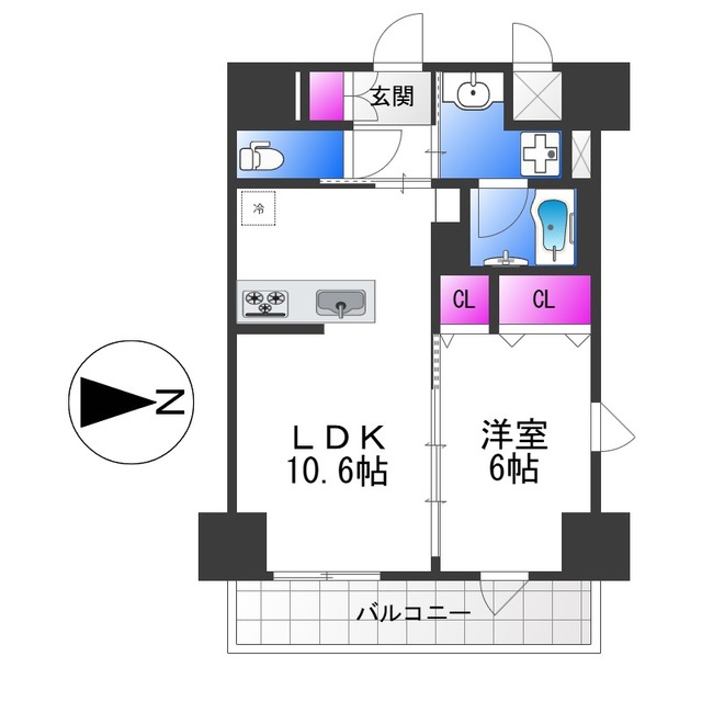 ダイレ・エヌの間取り