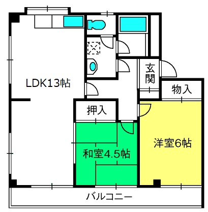 加藤マンションの間取り