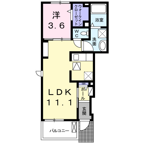 ネクスト小山の森Iの間取り