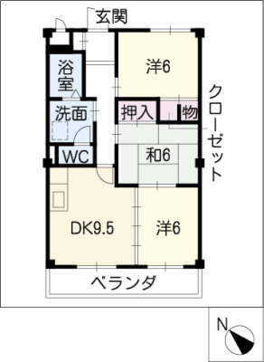 グリーンパーク新舞子の間取り