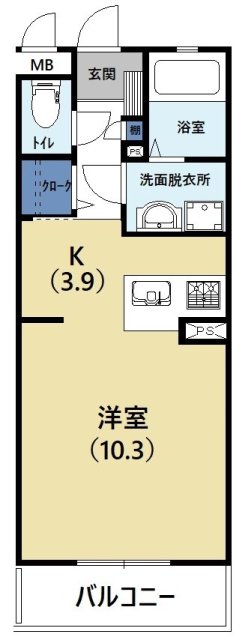 アソシエPLUSの間取り