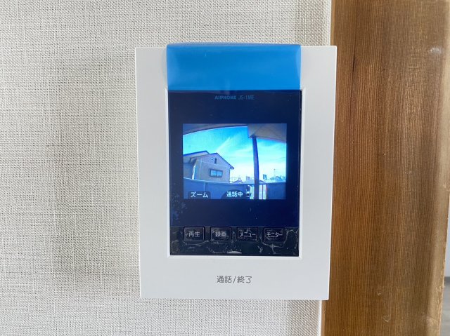 セキュリティ　モニター付きインターホン