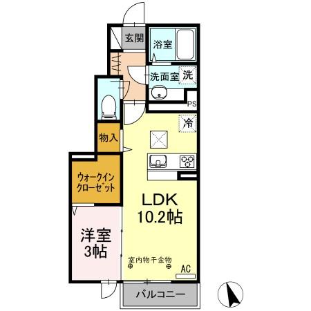 スマーク東の間取り