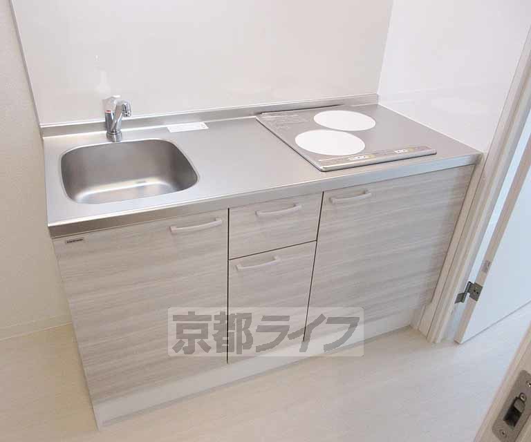 キッチン　嬉しい二口コンロ